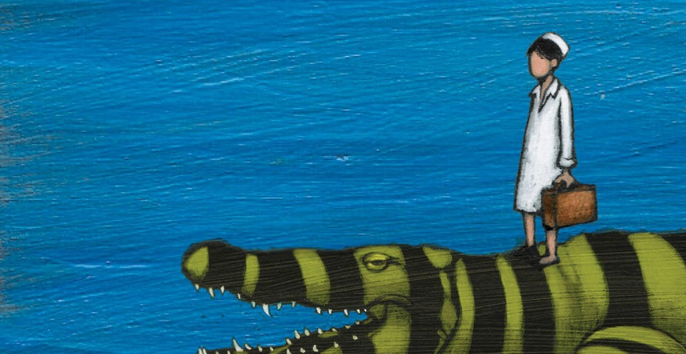 Nel mare ci sono i coccodrilli.